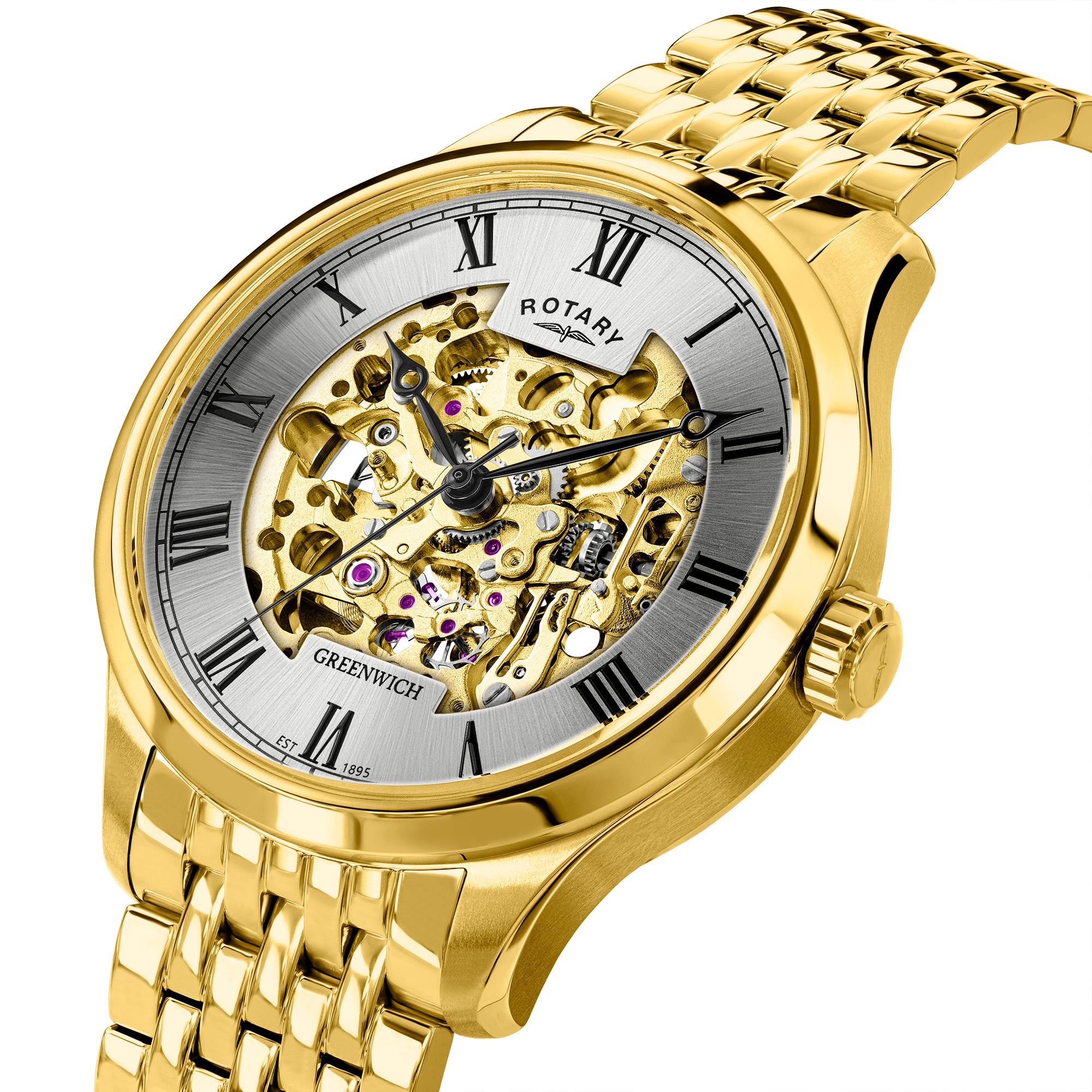 Rotary Skeleton Automatic Watch - GB02941/03