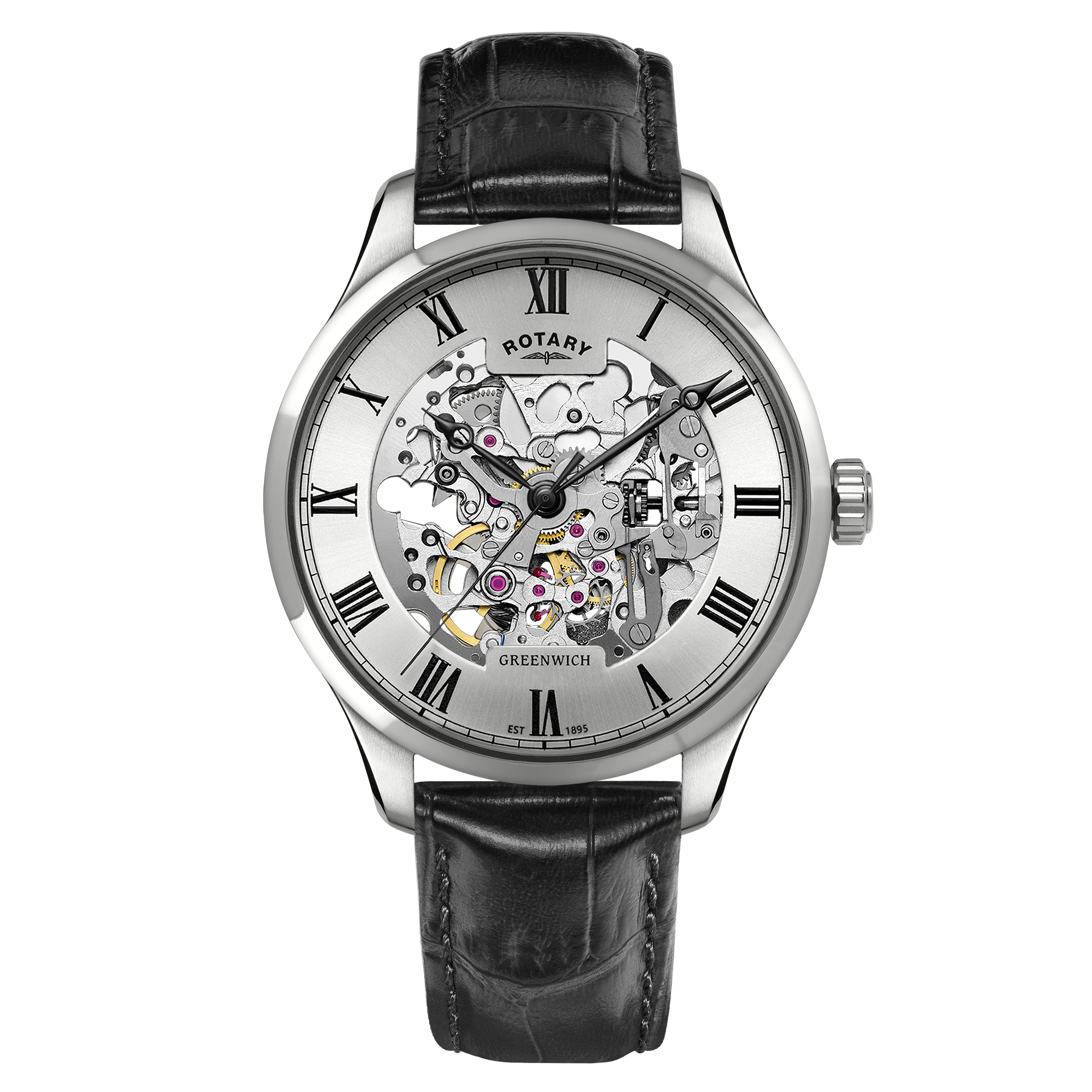Rotary Greenwich Skeleton Automatic Watch - GS02940/06