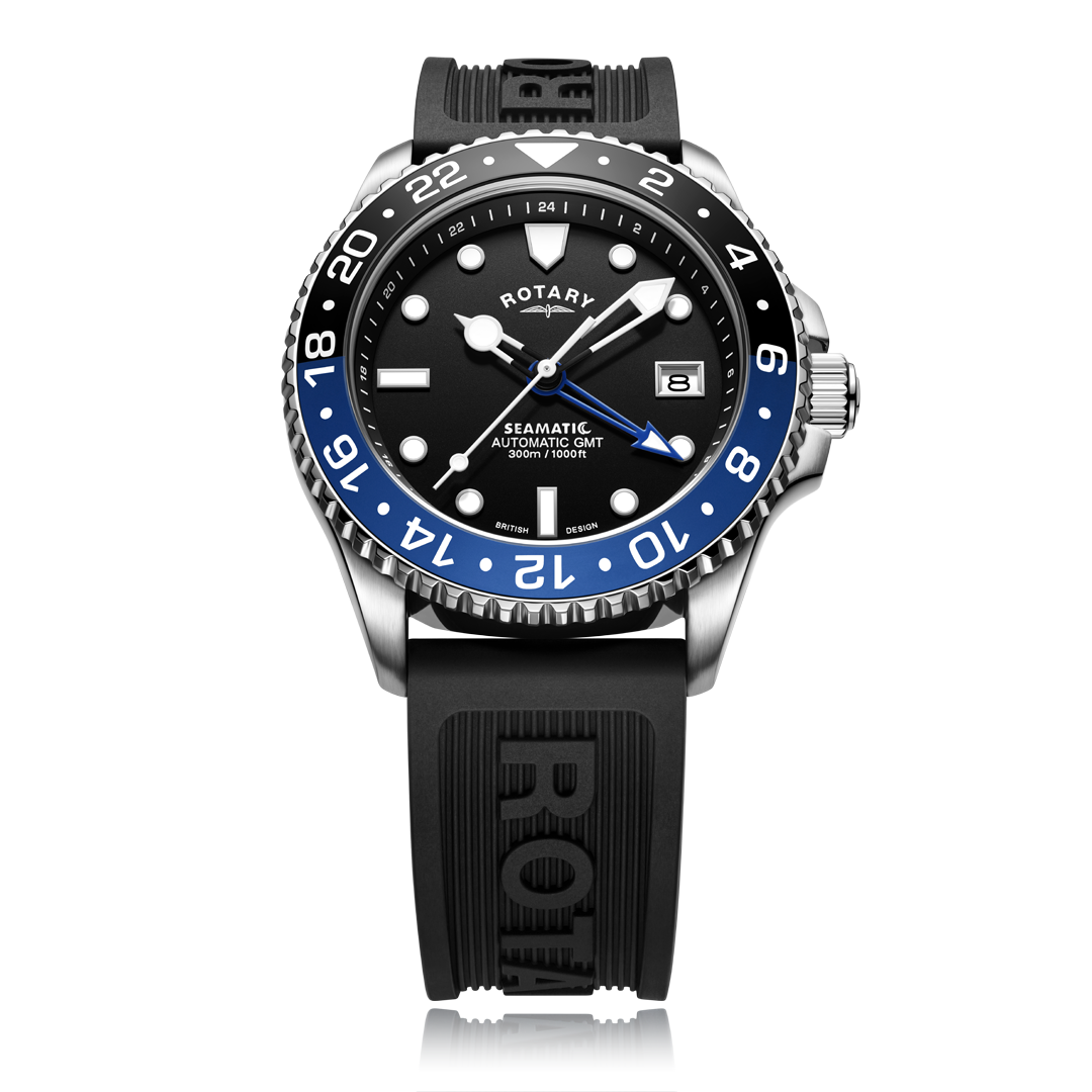 Rotary Seamatic 300 GMT Automatic Watch - GS04378/96