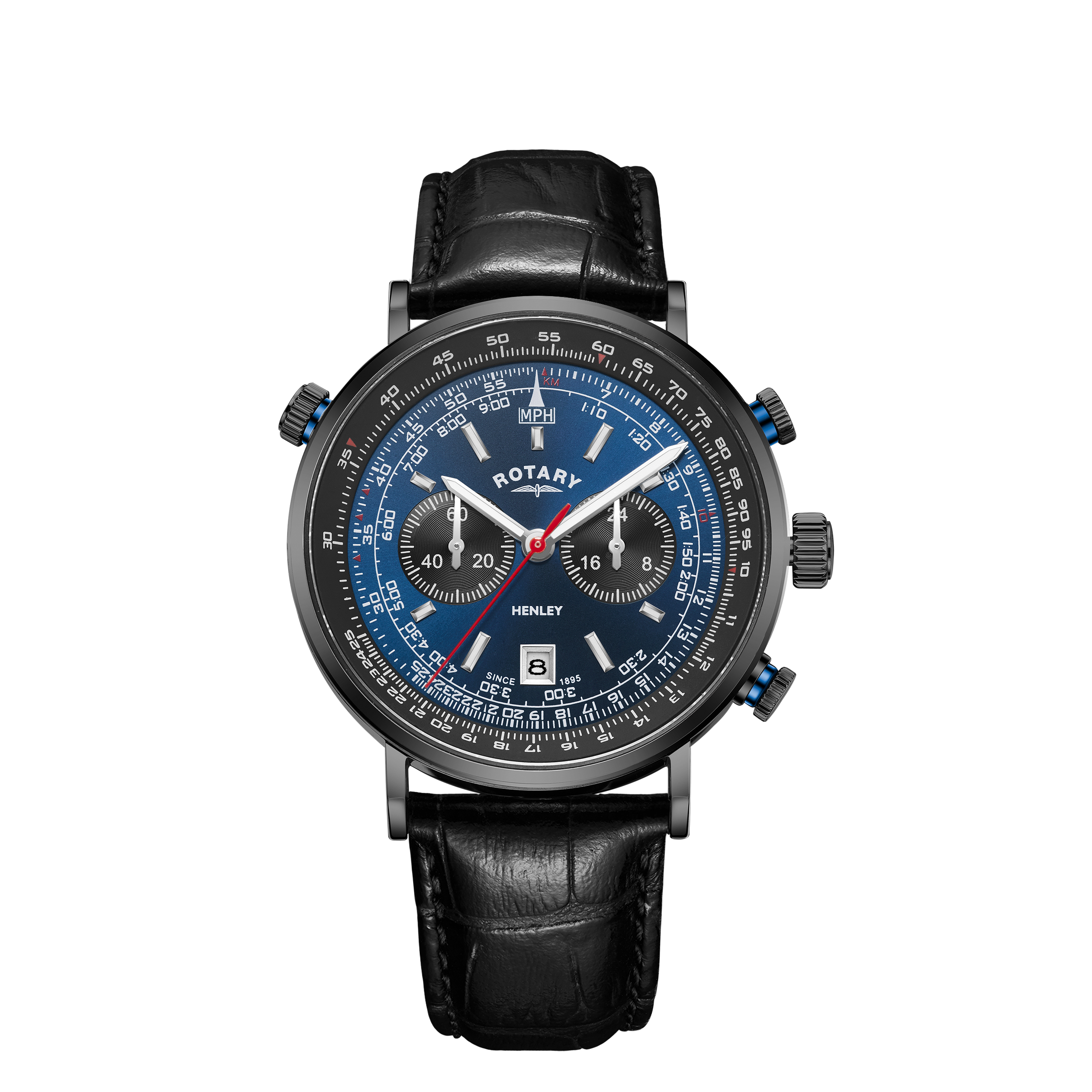 Rotary Henley Pilot Black Edition Watch - GS05238/05