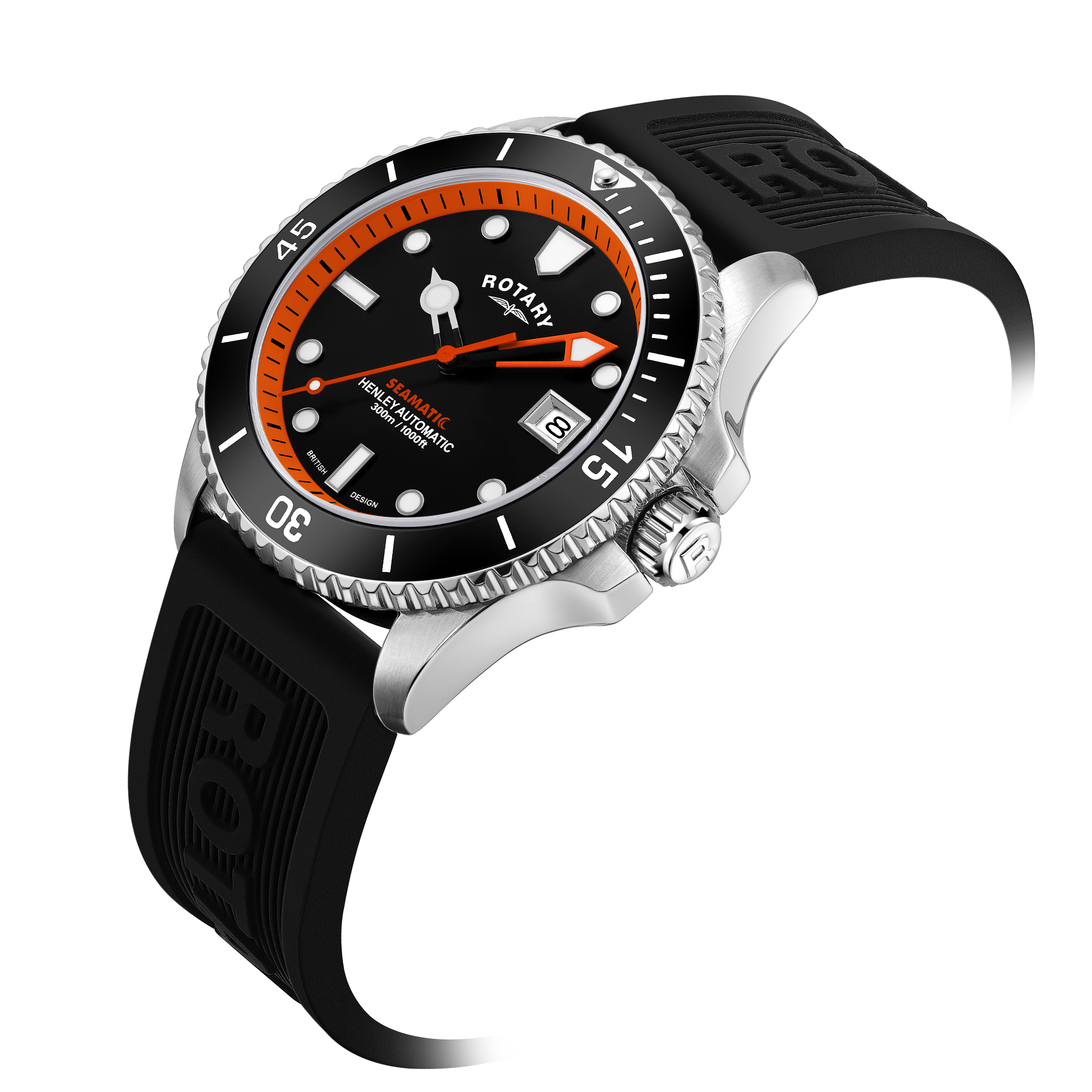 Rotary Seamatic Strap 300 Automatic Watch - GS05430/84