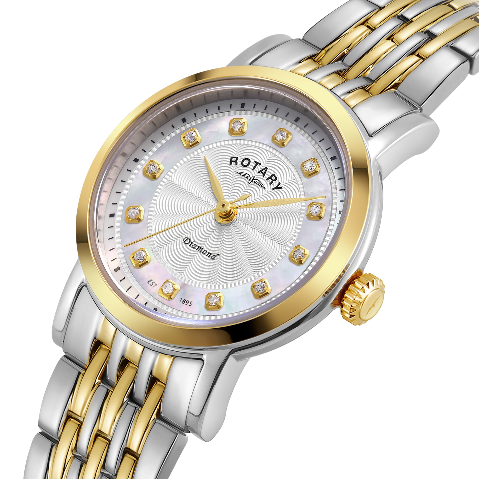 Rotary Heritage Diamond Set Watch - LB05421/41/D