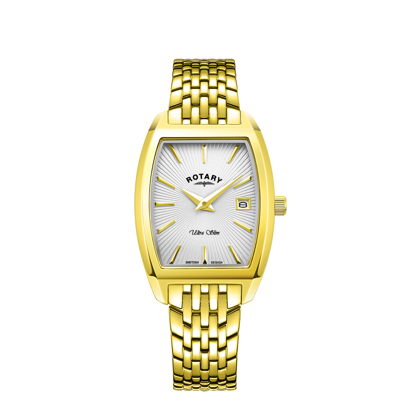 Rotary Ultra Slim Tonneau Watch - LB08018/06