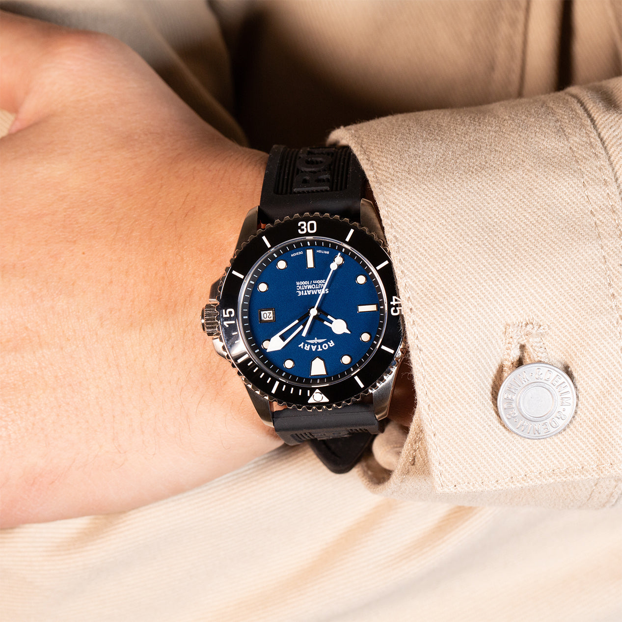 Rotary Seamatic Strap 300 Automatic Watch - GS05430/88