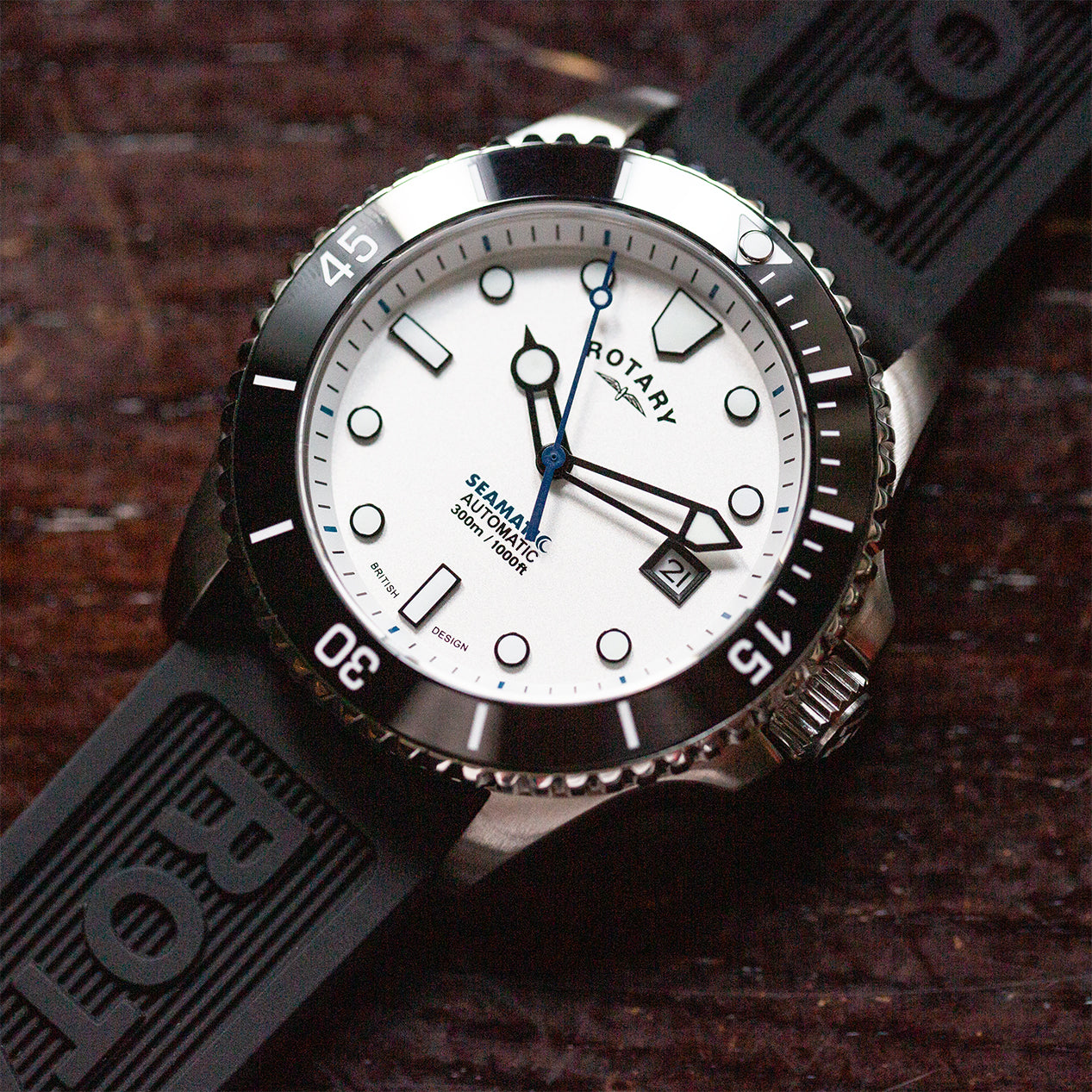 Rotary Seamatic Strap 300 Automatic Watch - GS05430/06