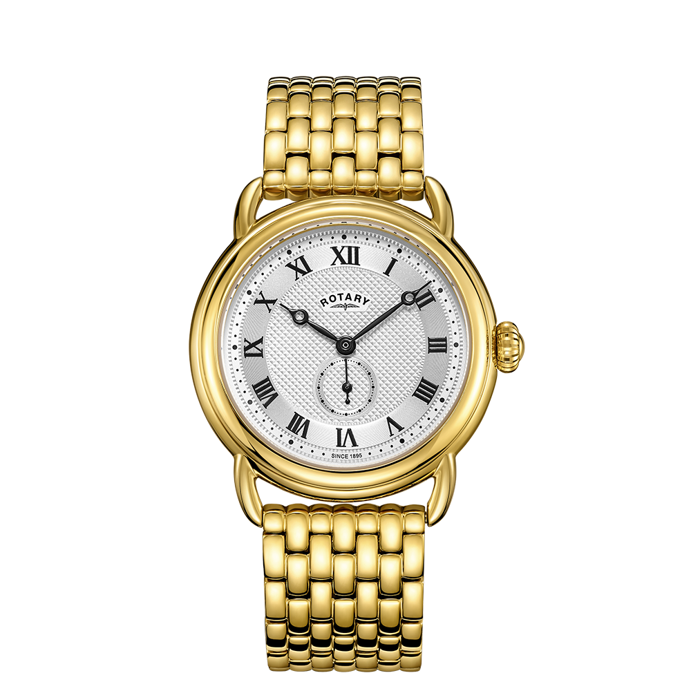 ROTARY CANTERBURY 腕時計 ゴールド イギリス ローマ数字 Rotary Traditional Watch - GB05338/21