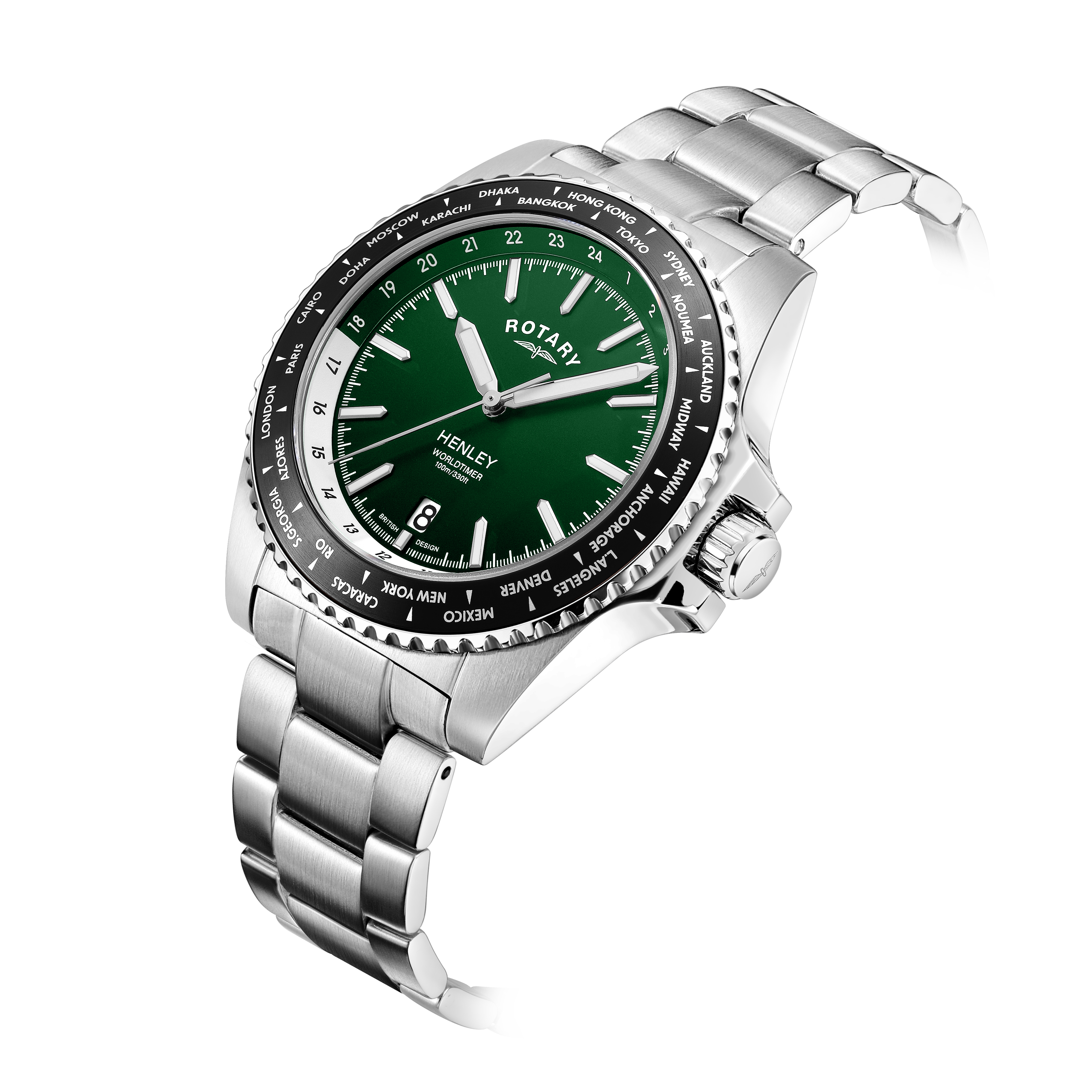 Rotary WorldTimer Watch - GB05370/78