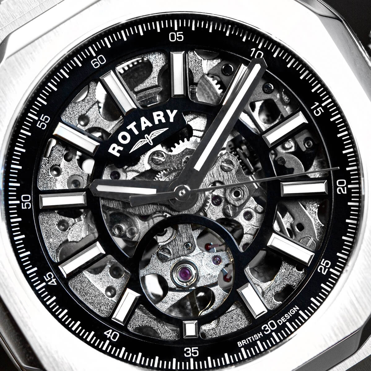 Rotary Skeleton Sport Automatic Watch - GB05415/04