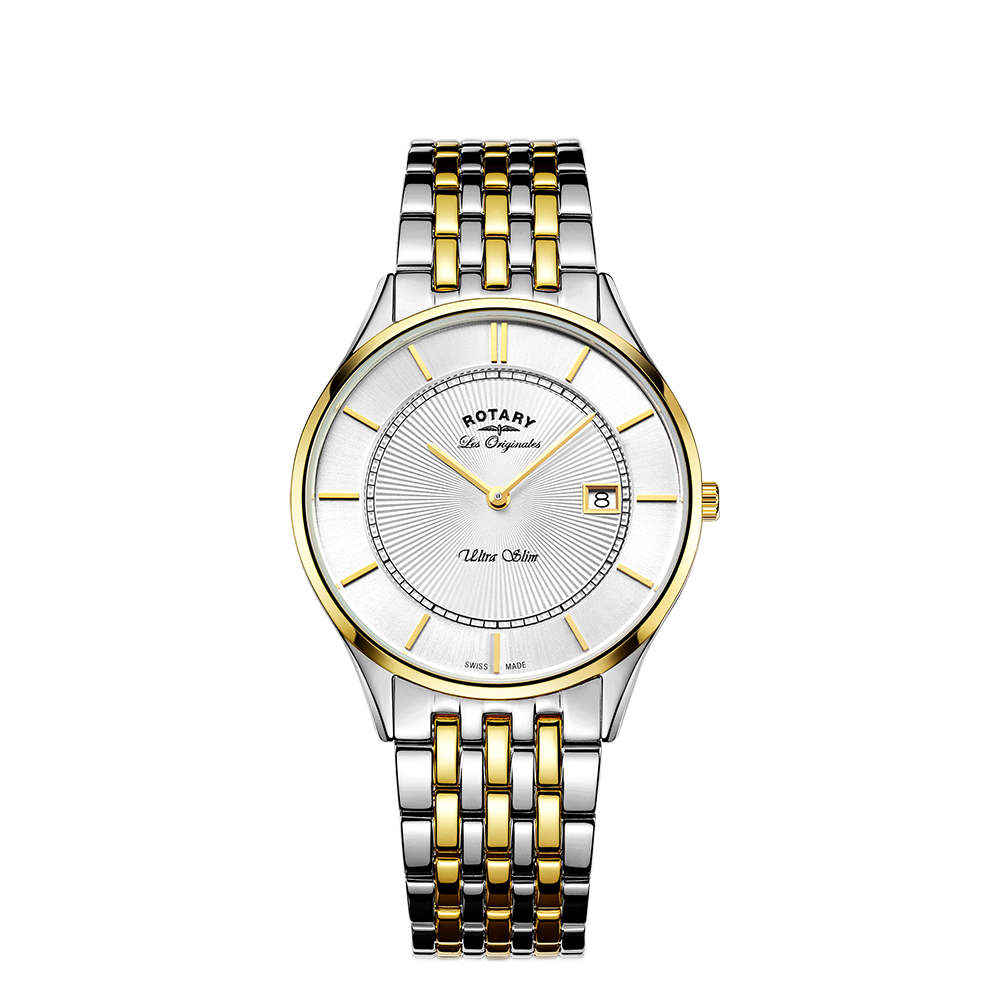 ロータリー ウルトラスリム 腕時計　GB90800/01 Rotary Swiss Ultra Slim Watch - GB90801/02