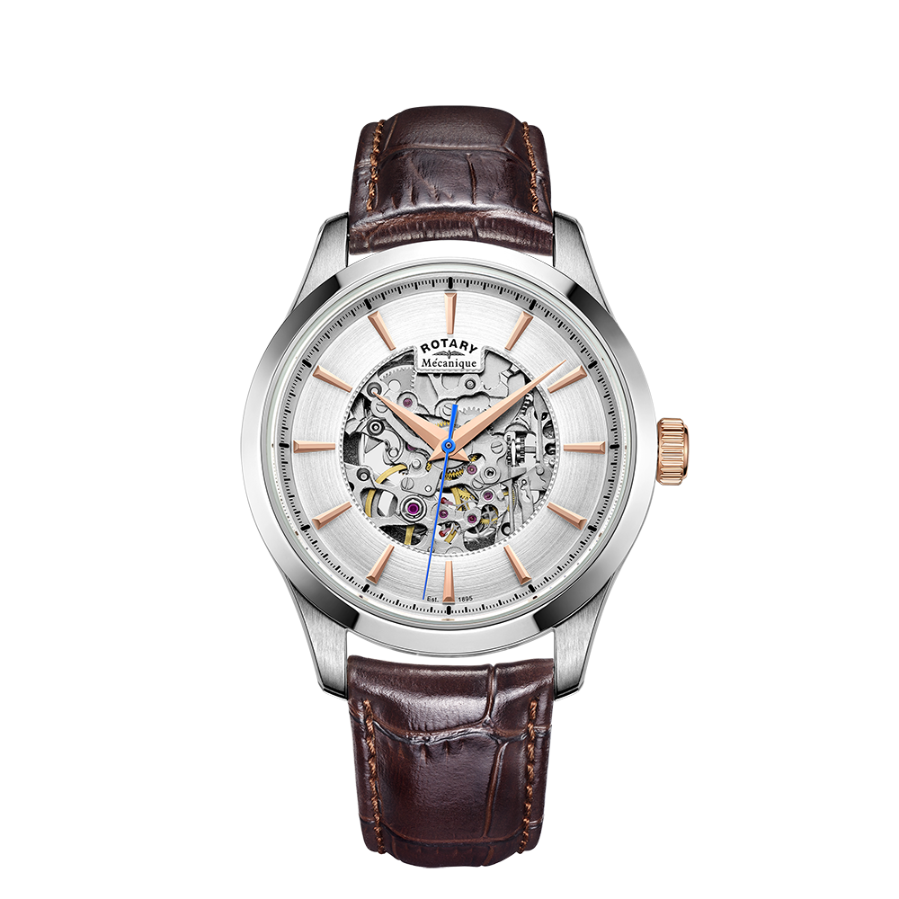 Rotary Mecanique Skeleton Automatic Watch - GS05032/06