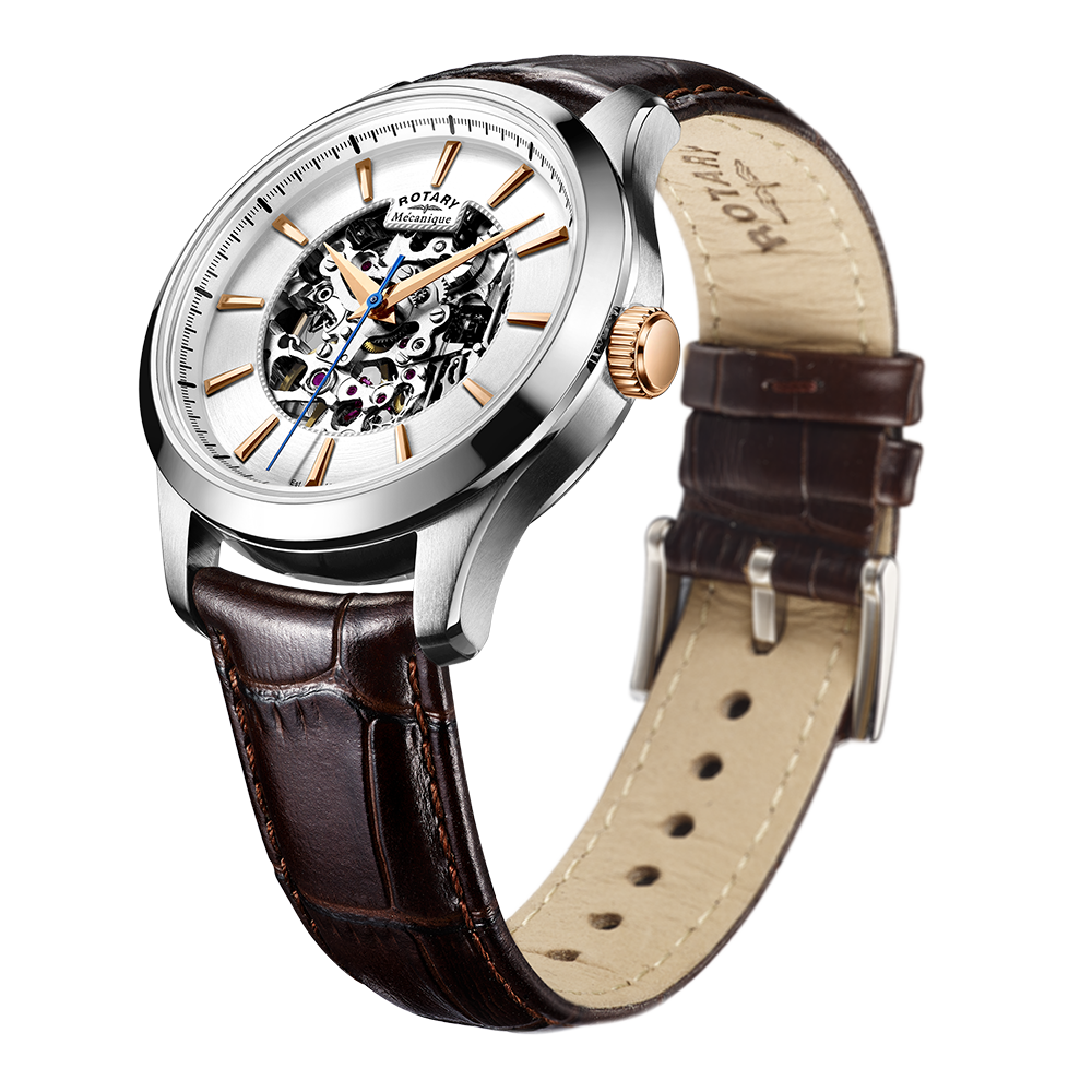 Rotary Mecanique Skeleton Automatic Watch - GS05032/06