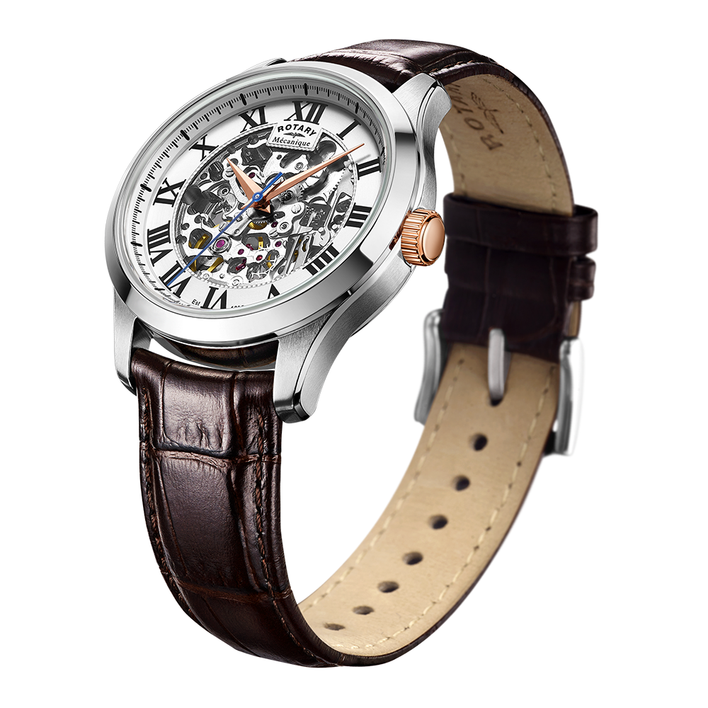 Rotary Mecanique Skeleton Automatic Watch - GS05032/21