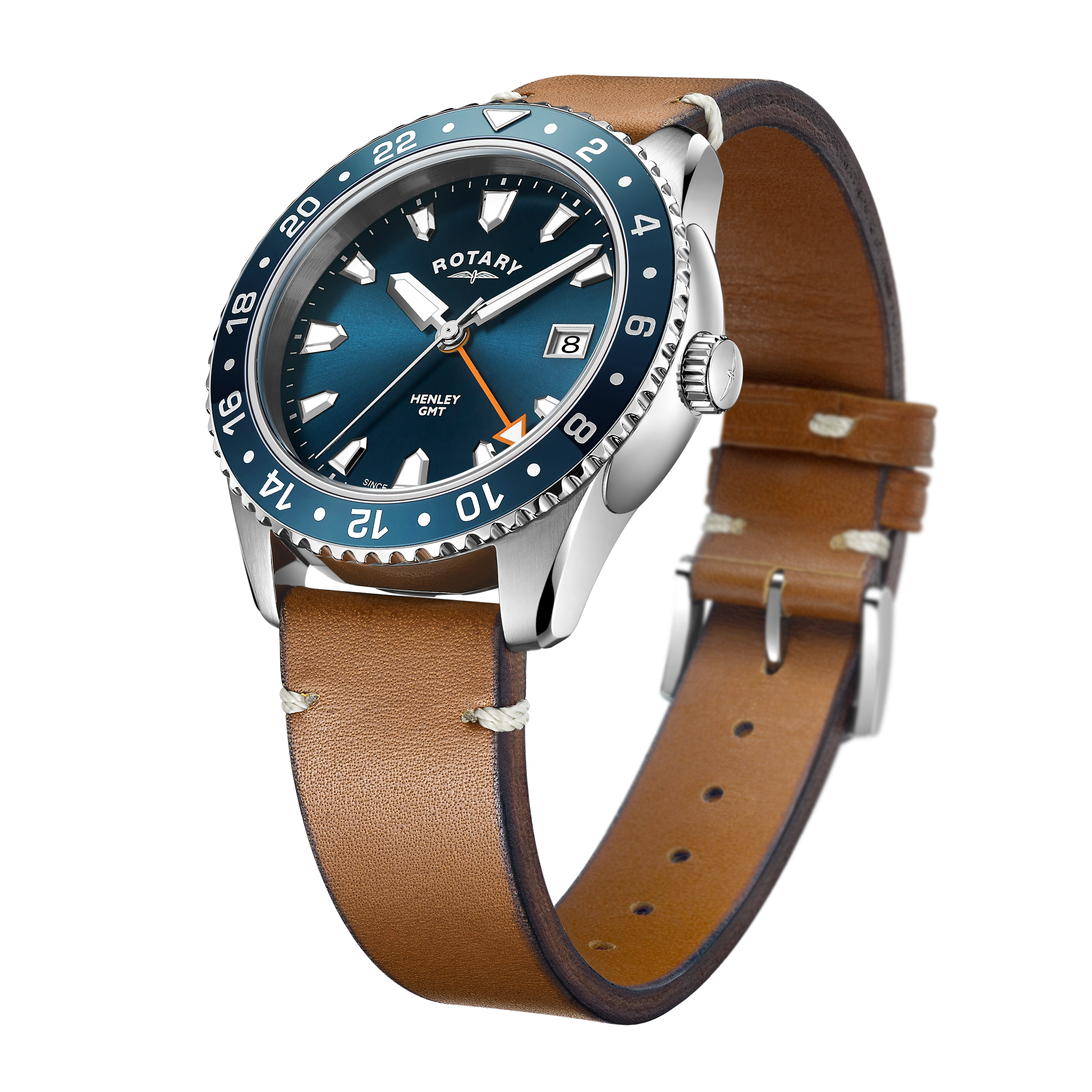 Rotary Henley GMT Watch - GS05108/05