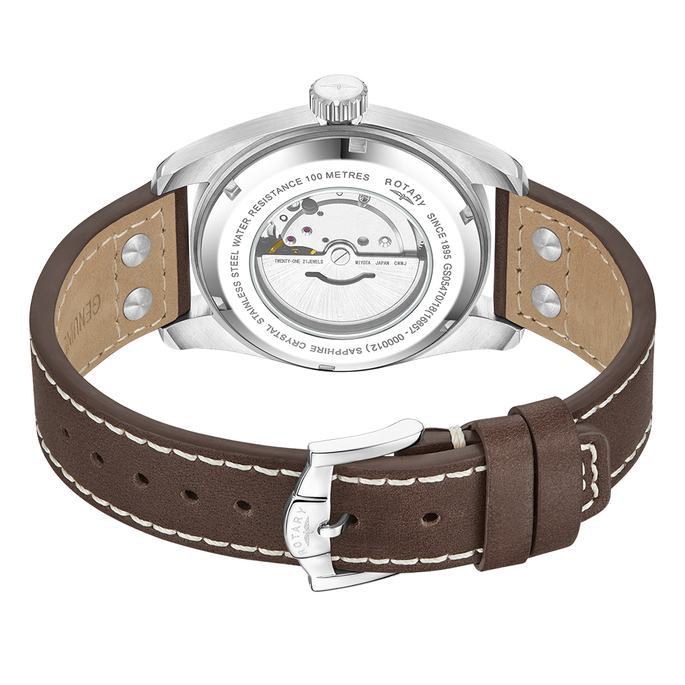 Rotary RW 1895 Pilot Automatic Watch - GS05470/18