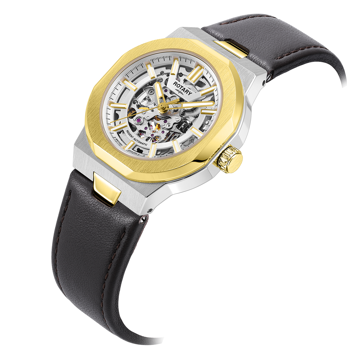 Rotary Skeleton Sport Automatic Watch - GS05496/06