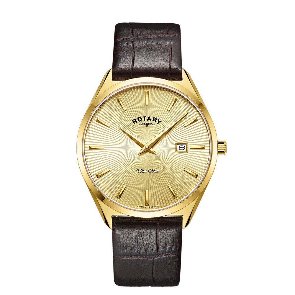 Rotary GB08013/01 Ultra Slim Orologio Uomo 38mm 5ATM Rotary GB08013/01 Ultra Slim Orologio Uomo 38mm 5ATM