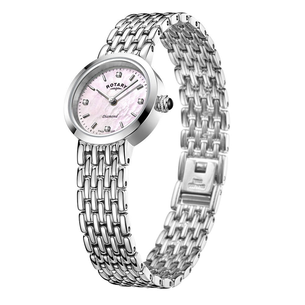 Rotary Traditional Diamond Set Watch - LB00899/07/D