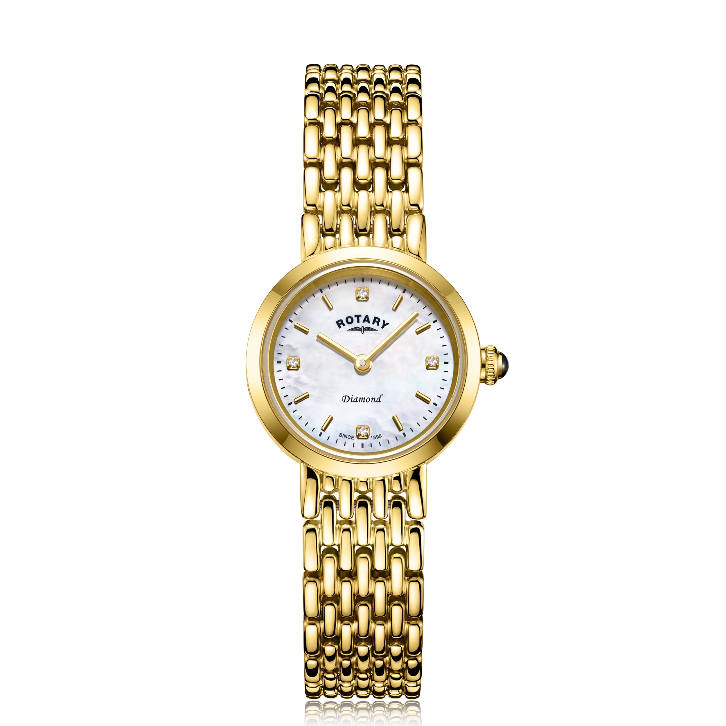 Rotary Traditional Diamond Set Watch - LB00900/41/D
