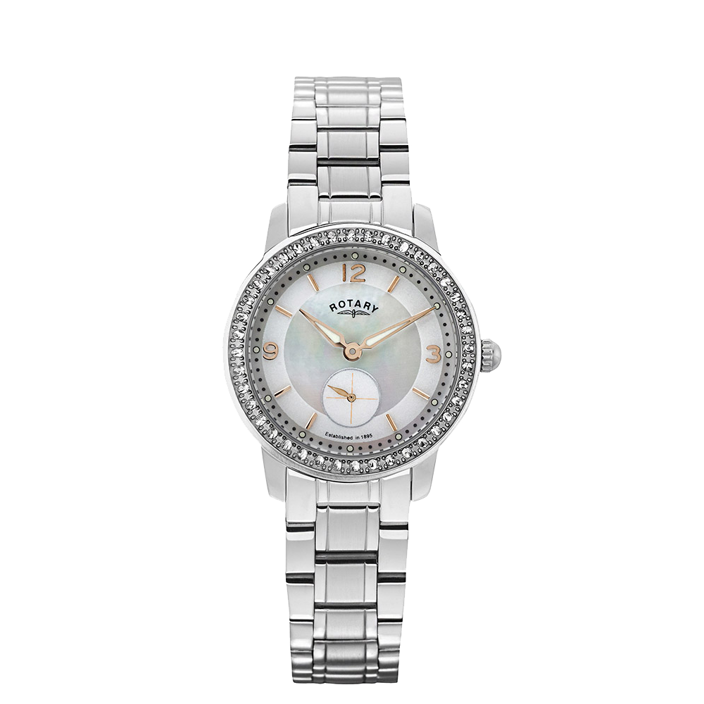 Rotary Dress Crystal Set Watch - LB02700/41