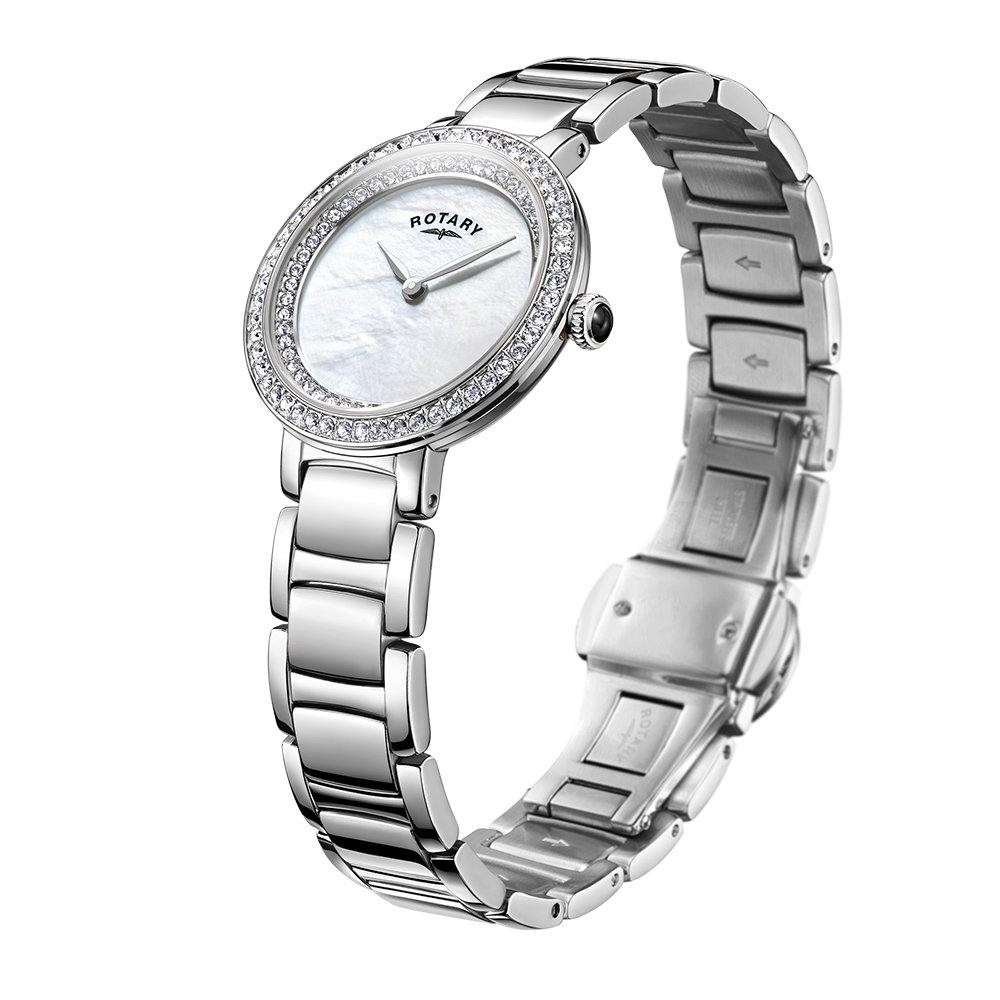 Reloj de mesa giratorio con cristales para cóctel - LB05085/41