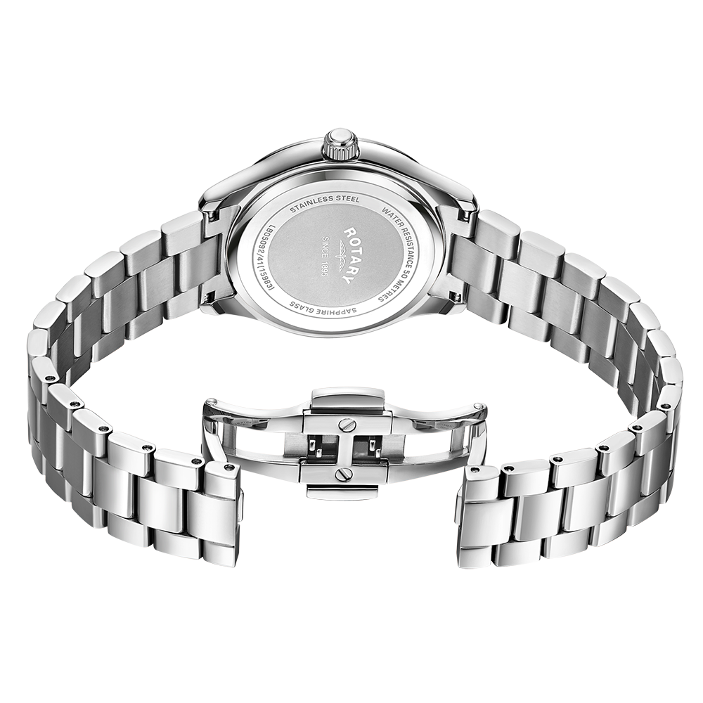 Rotary Contemporary Crystal Set Watch - LB05092/41