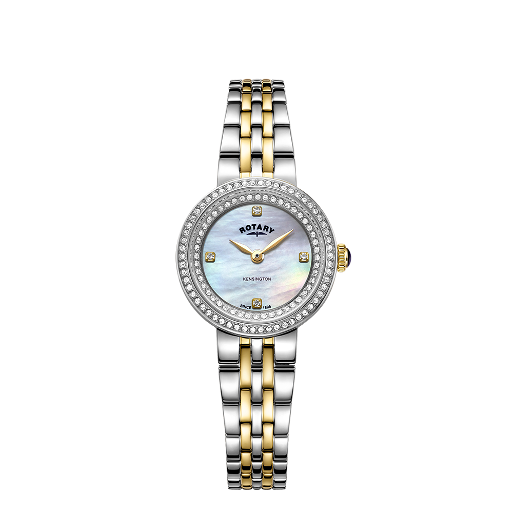Rotary Contemporary Crystal Set Watch - LB05371/41