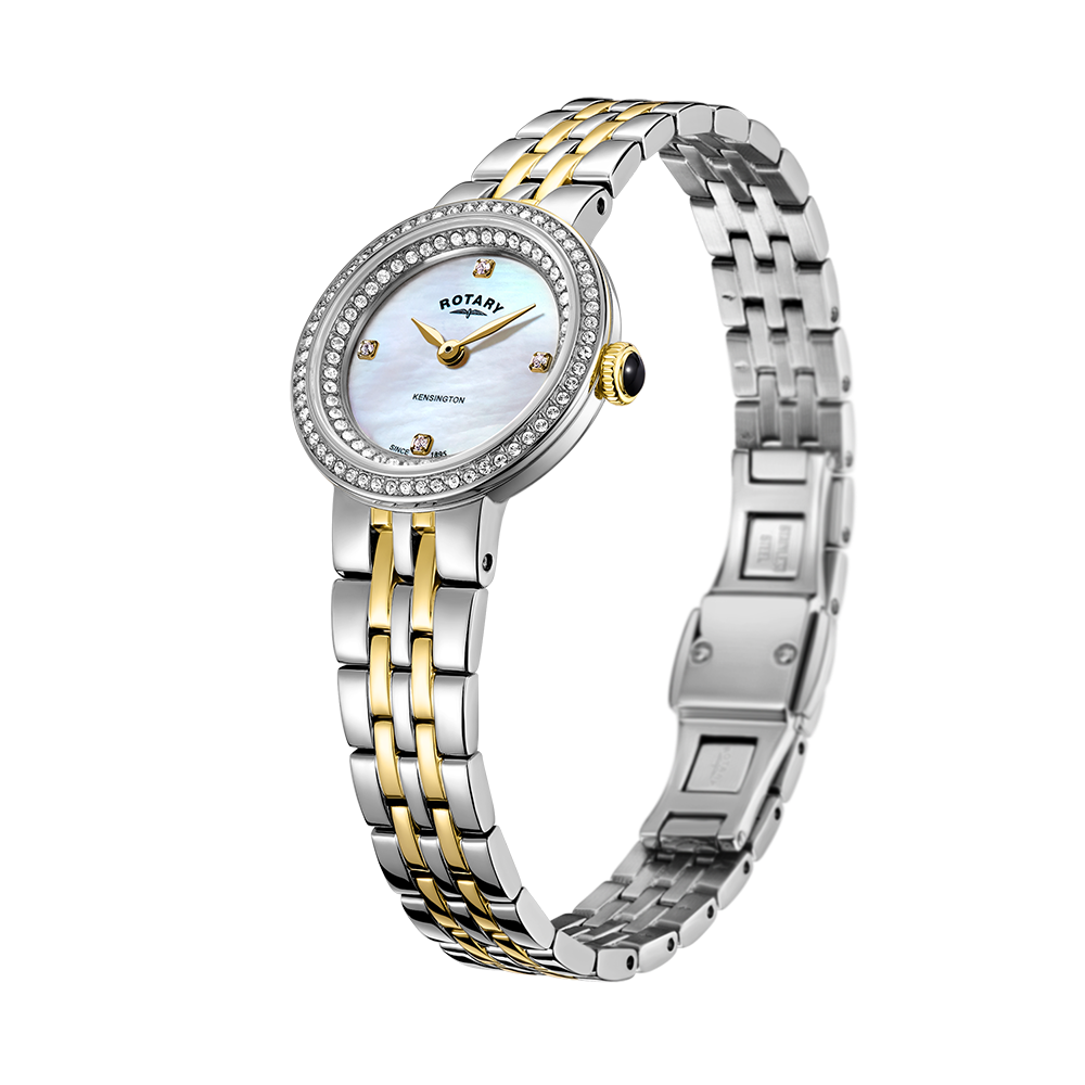 Rotary Contemporary Crystal Set Watch - LB05371/41