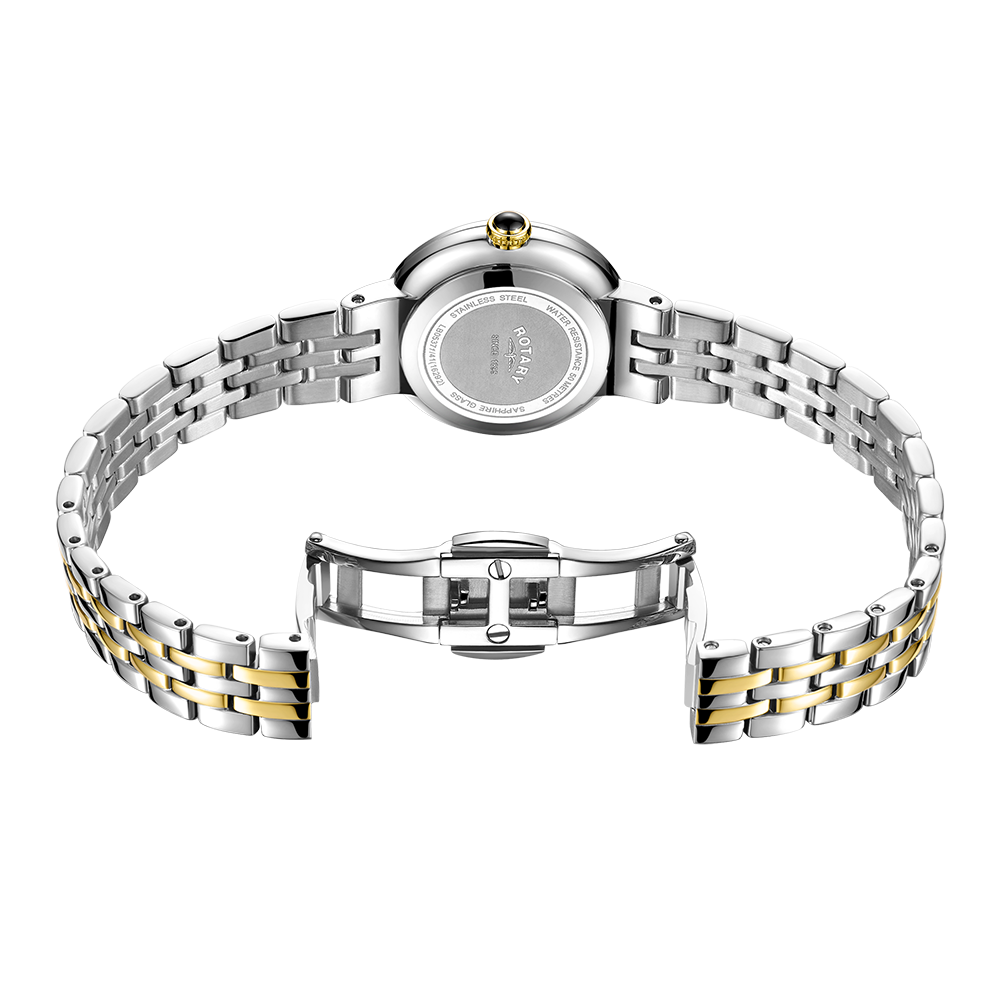Rotary Contemporary Crystal Set Watch - LB05371/41