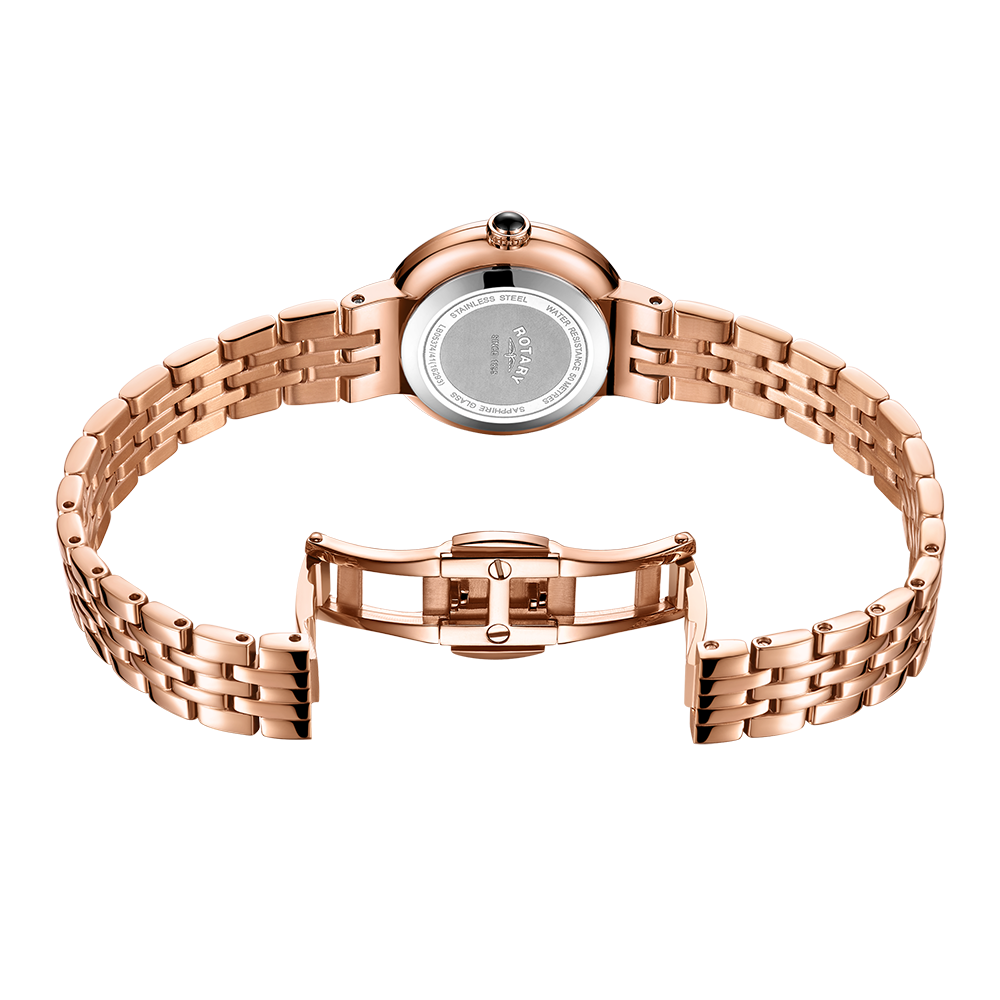 Rotary Contemporary Crystal Set Watch - LB05374/41