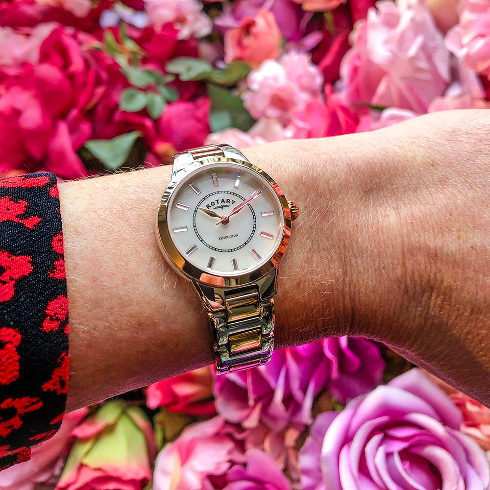 Rotary Contemporary Crystal Set Watch - LB05377/41