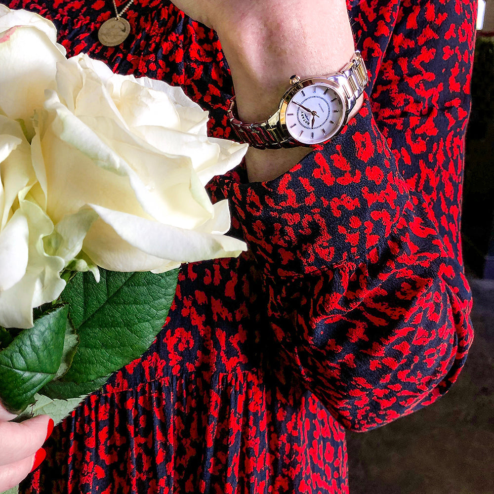 Rotary Contemporary Crystal Set Watch - LB05377/41