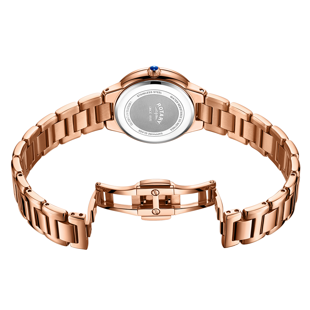 Rotary Contemporary Crystal Set Watch - LB05379/41