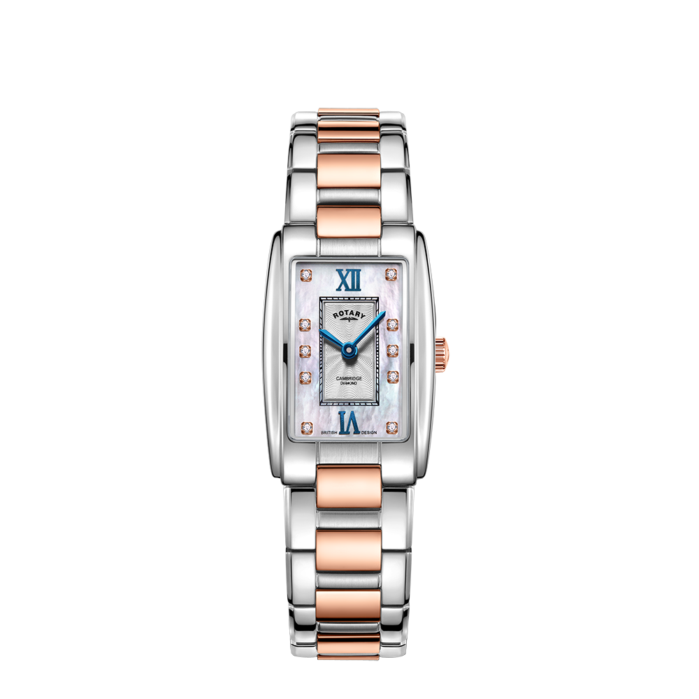 Reloj Rotary Cambridge con diamantes - LB05437/07/D