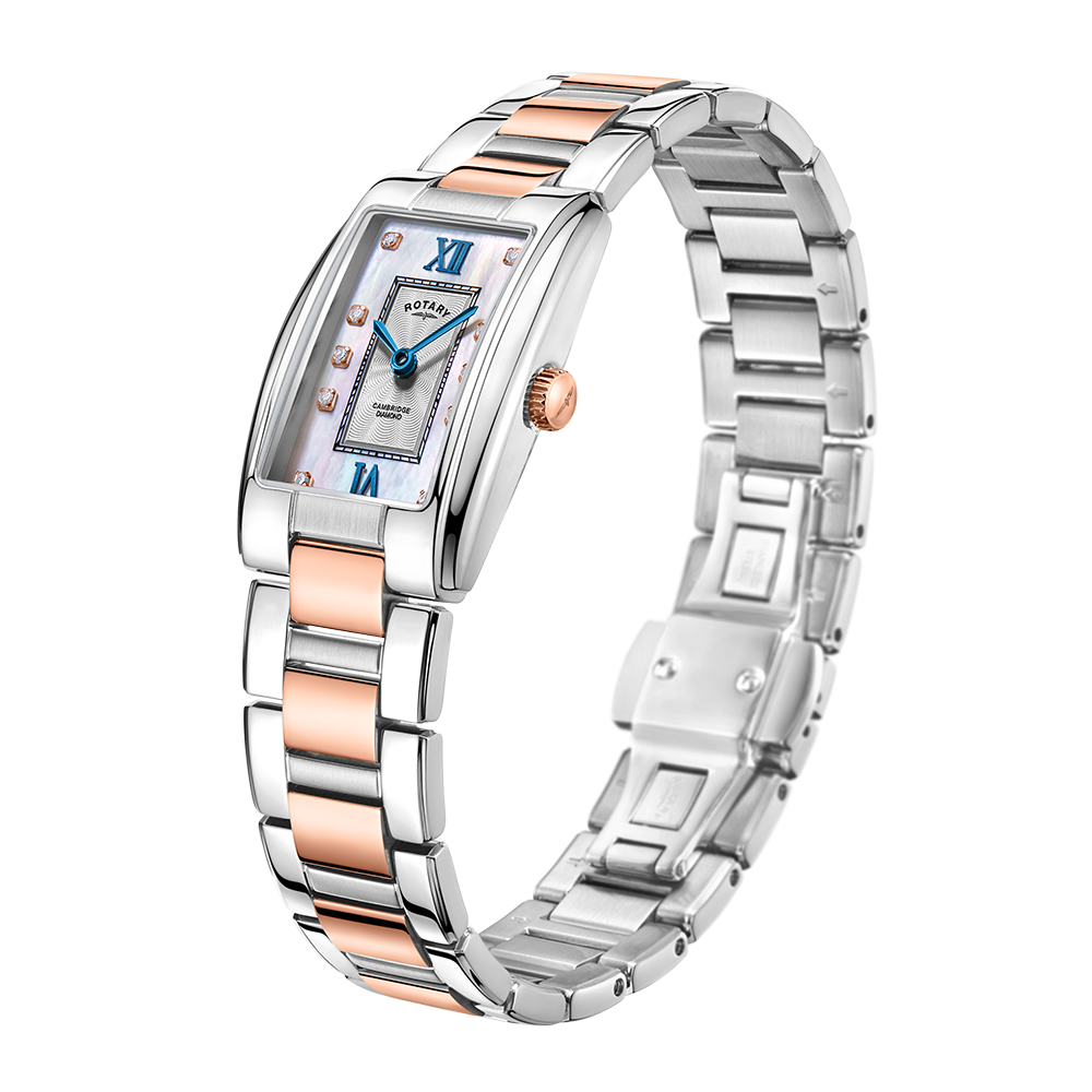 Reloj Rotary Cambridge con diamantes - LB05437/07/D
