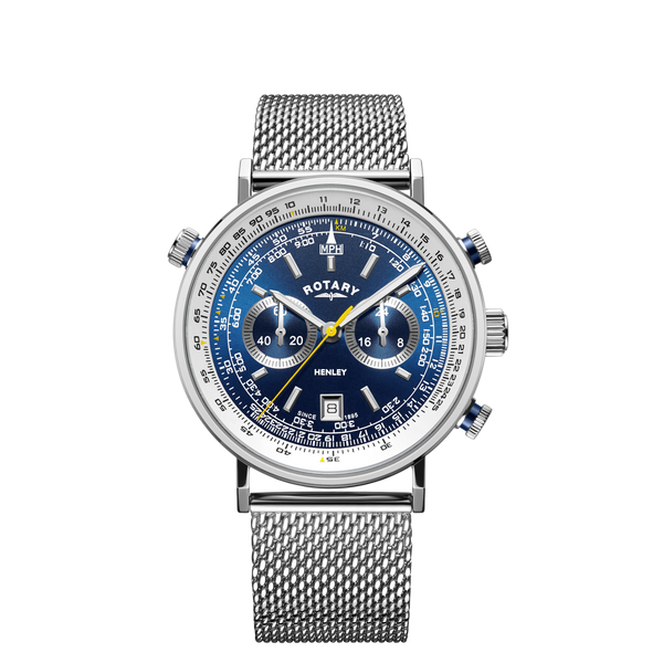 邦楽 ROLLIE WATCH OUT! Rotary Henley Pilot Watch - GB05235/05