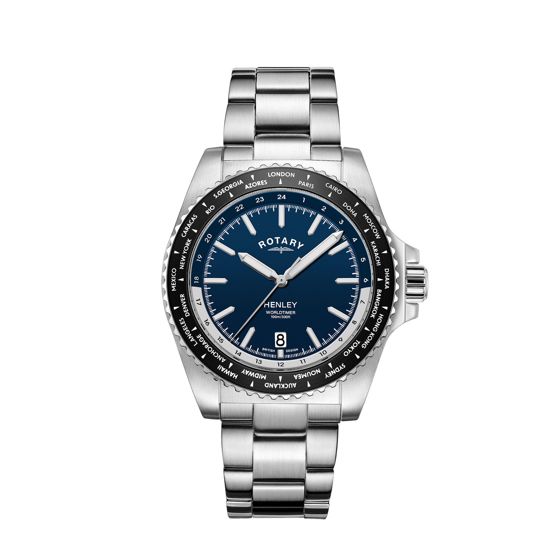 Rotary WorldTimer Watch - GB05370/88