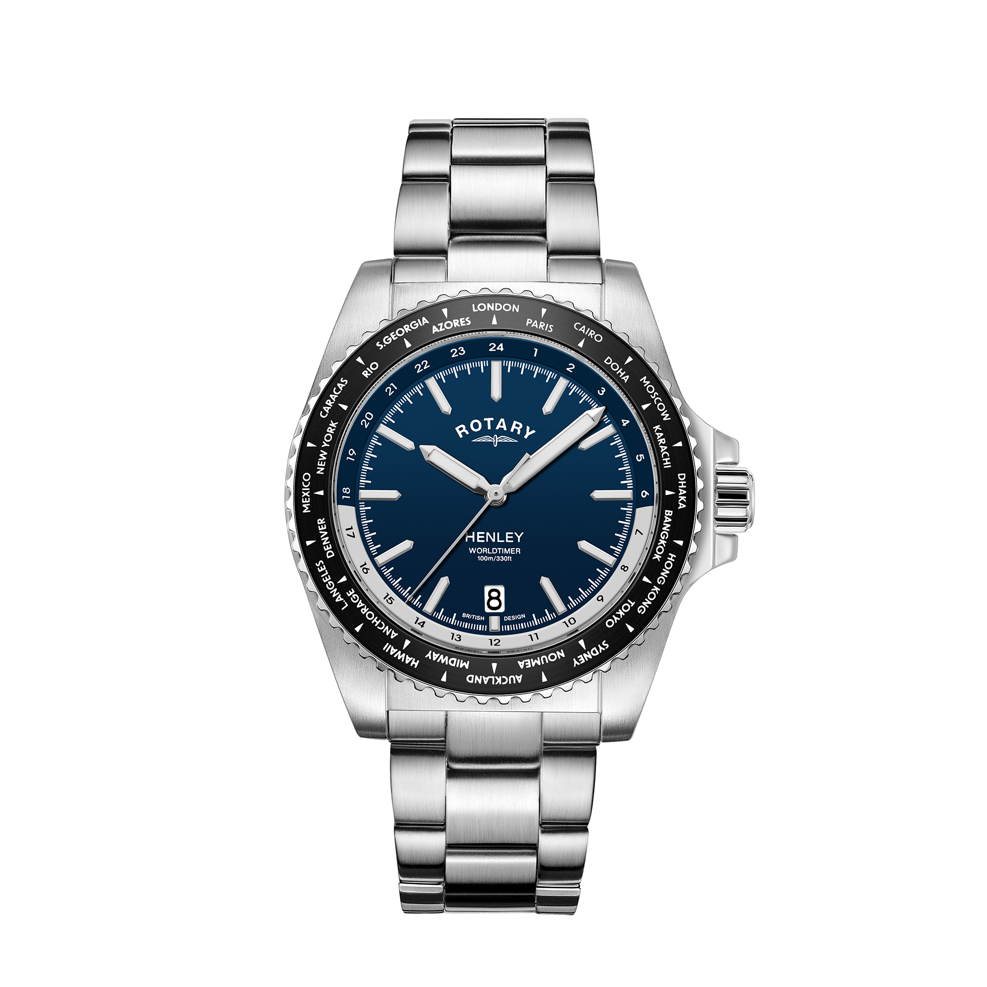 Rotary Henley WorldTimer - GB05370/88