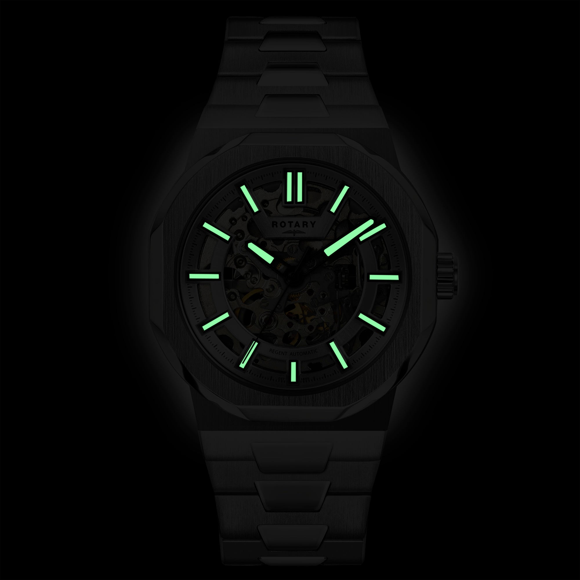 Rotary Regent Skeleton Automatic Watch - GB05495/06