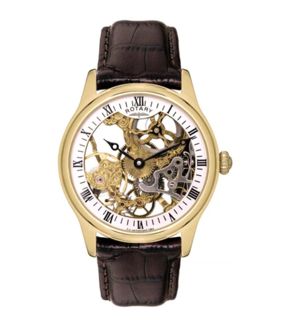 EX-SAMPLE - Rotary Classic Skeleton Hand Wound Watch - GS02520/03