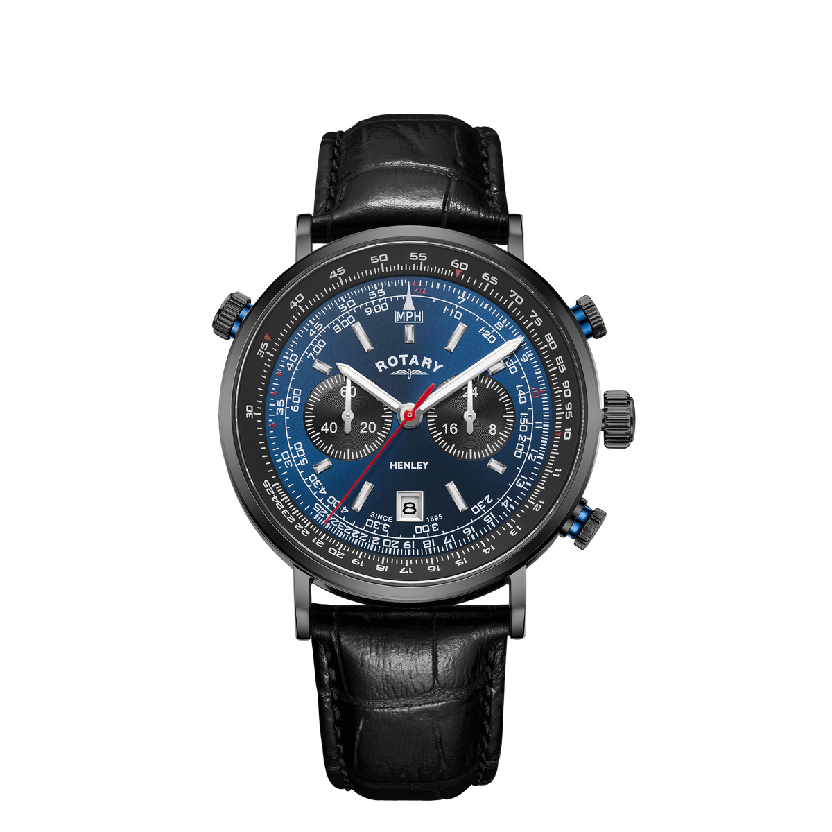 Rotary Henley Pilot Black Edition Watch - GS05238/05