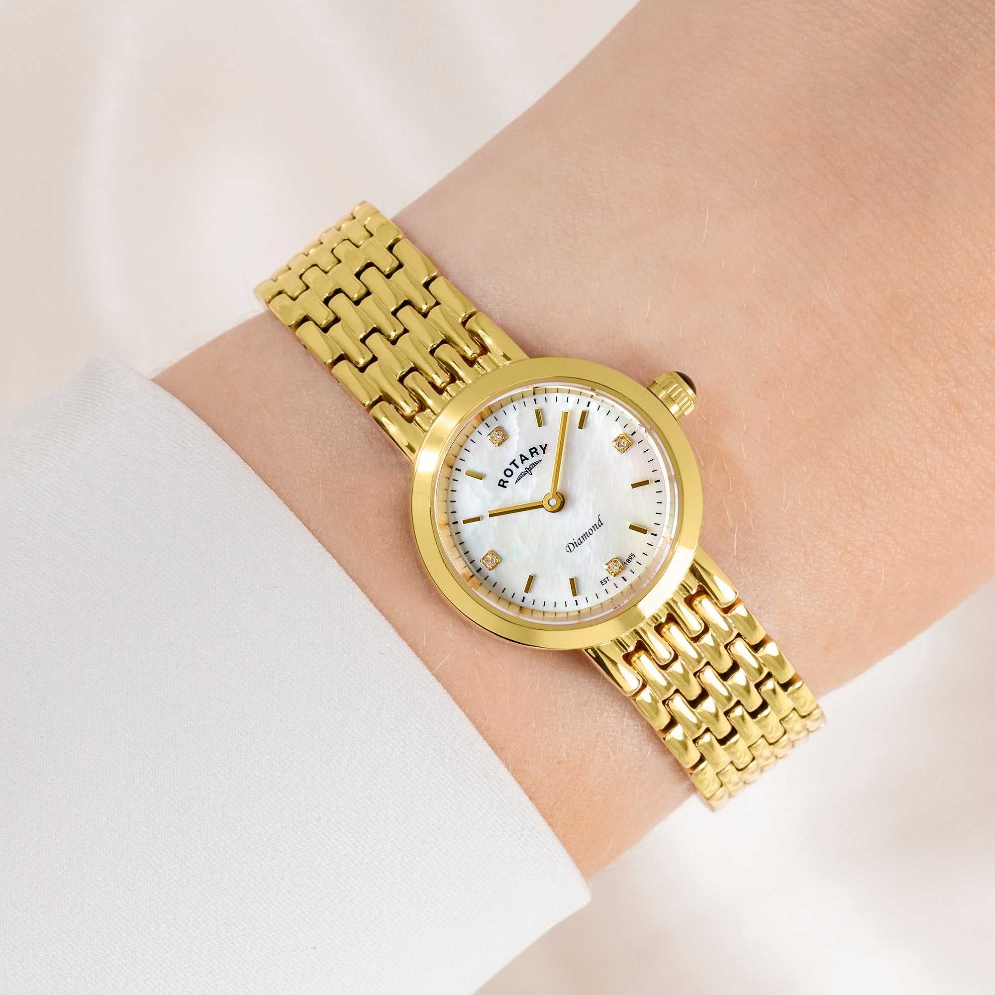 Rotary Heritage Diamond Set Watch - LB00900/41/D