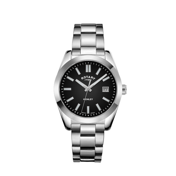 Rotary henley men's 2025 stainless steel bracelet watch