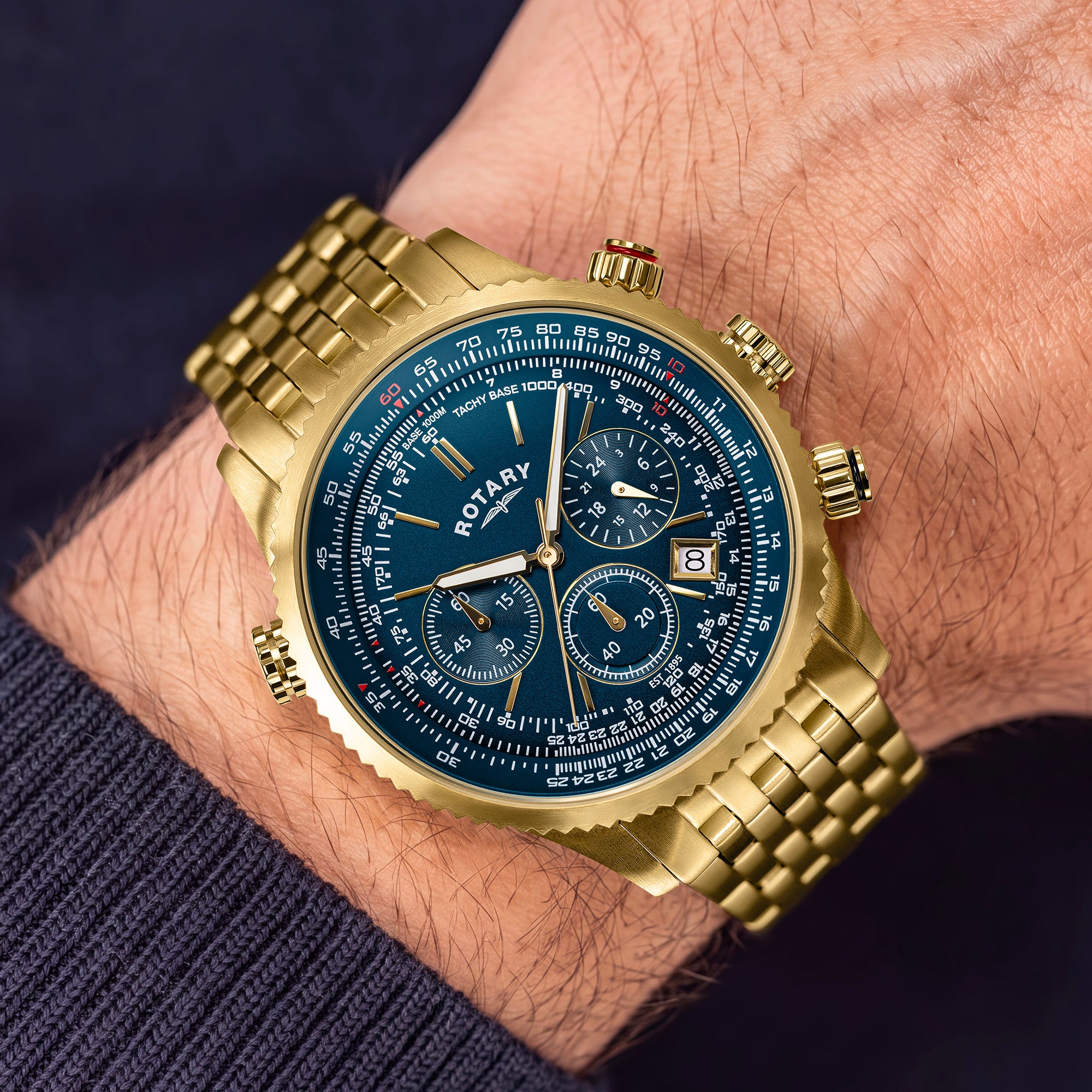 Rotary Pilot Chronograph
