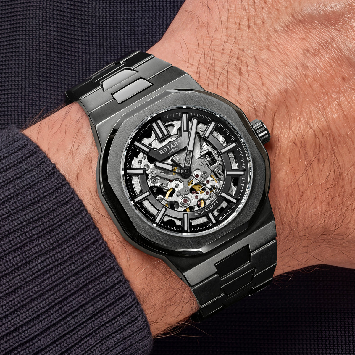 Rotary Regent Skeleton Automatic