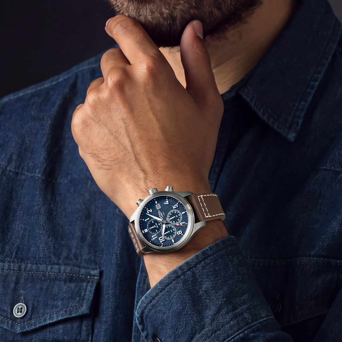 Rotary x MOD Royal Air Force Pilot Chronograph