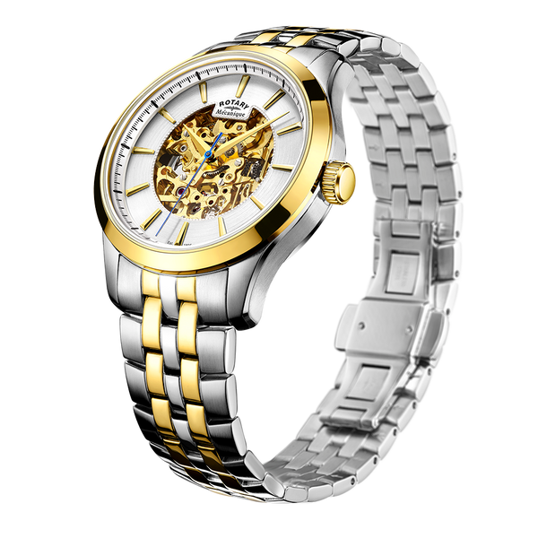 Reloj para hombre Rotary Mecanique Skeleton - GB05033/06