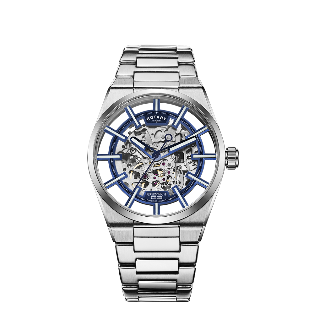 Reloj automático para hombre Rotary Greenwich Skeleton - GB05210/05