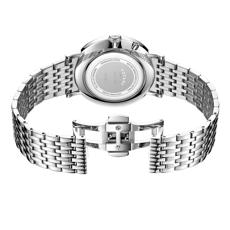 Silver 2025 rotary watch