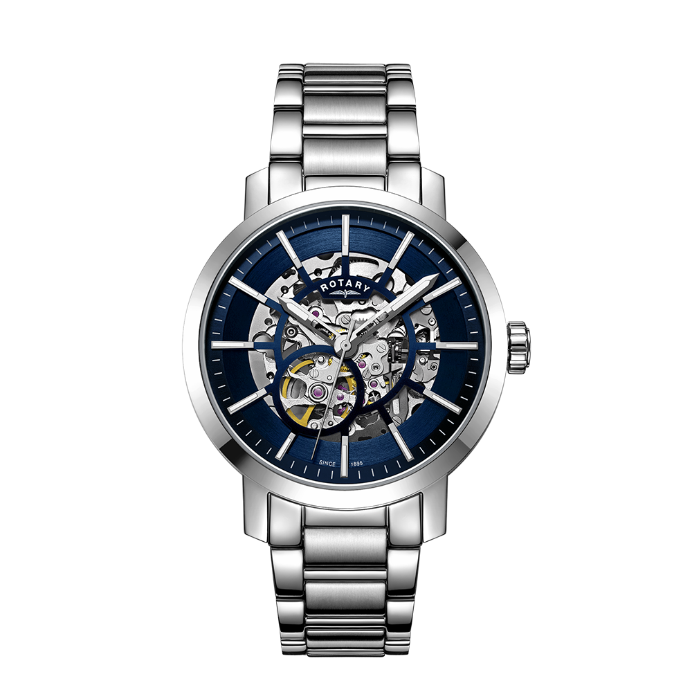 Reloj automático para hombre Rotary Greenwich Skeleton - GB05350/05