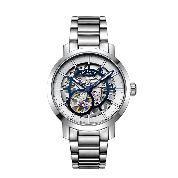 Reloj automático para hombre Rotary Greenwich Skeleton - GB05356/05